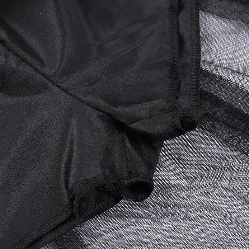 ⚡ Women’s Asymmetrical Mid-Calf Dress – Punk Street Chic