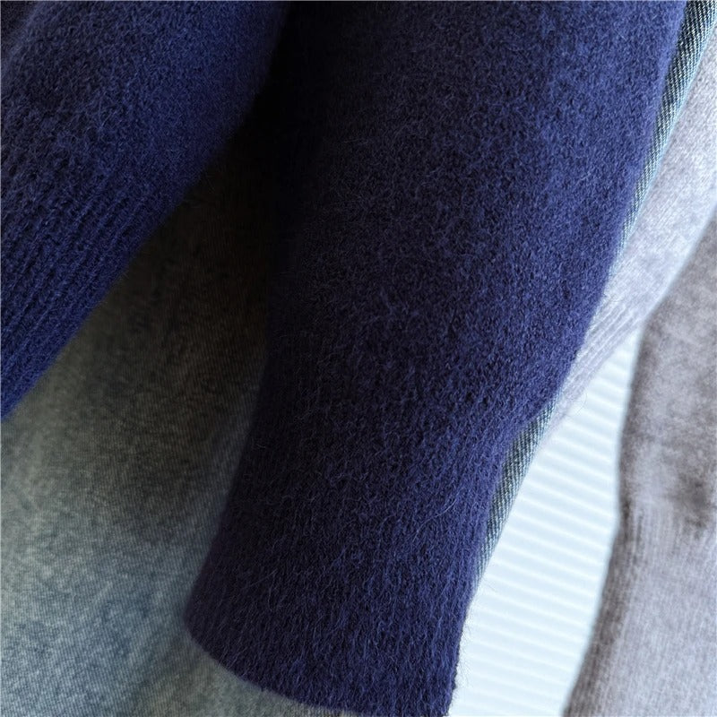 Women’s Solid Knit Button-Down Sweater – ZJAISS