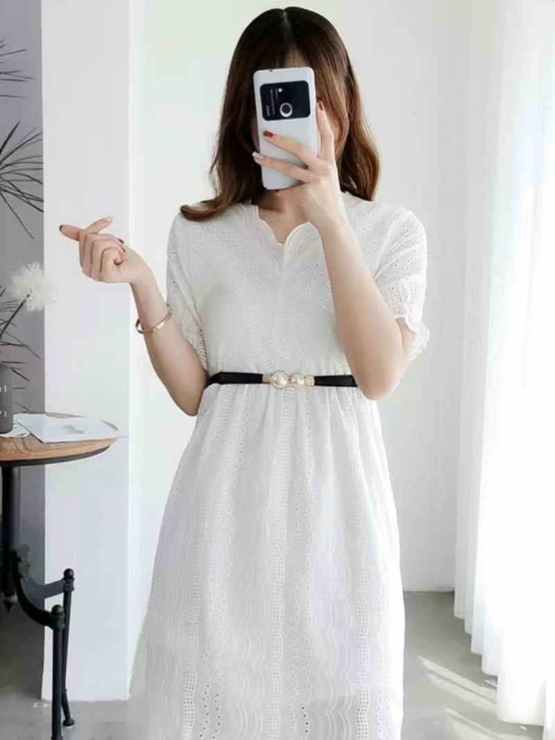 Women’s Stretch PU Leather Waist Belt – Chic & Adjustable