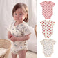 Heart Print Baby Girl Romper Summer Newborn Kid Clothes Short Sleeve