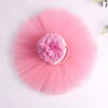 Outfits Girl Handmade Infant Tutu Skirt with Flower Headband Princess Clothes