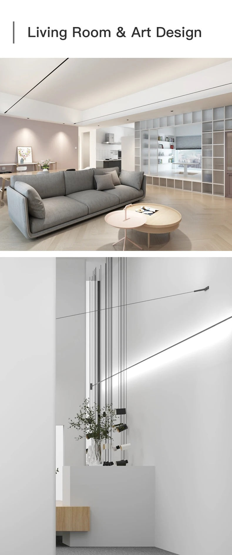 Sleek Modern LED Wall Lamp – Minimalist Linear Design