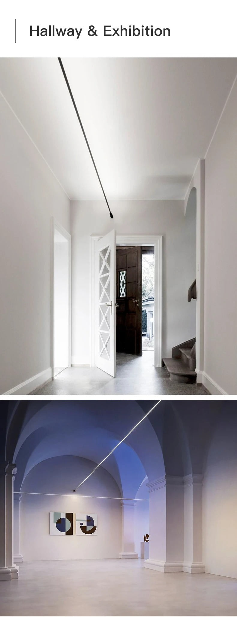 Sleek Modern LED Wall Lamp – Minimalist Linear Design