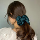 Luxury Satin Hair Scrunchie – Korean Style for Women & Girls