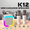 CHUBAN K12 Wireless Portable Karaoke Speaker – RGB Lights & Dual Microphones