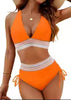2025 Textured Bikini Set – High Waist, Wire-Free & Stylish