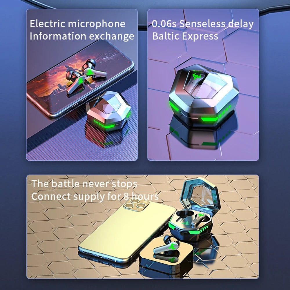 Elistooop Jerry – Bluetooth 5.3 In-Ear Earphones with Fast-Charge Case