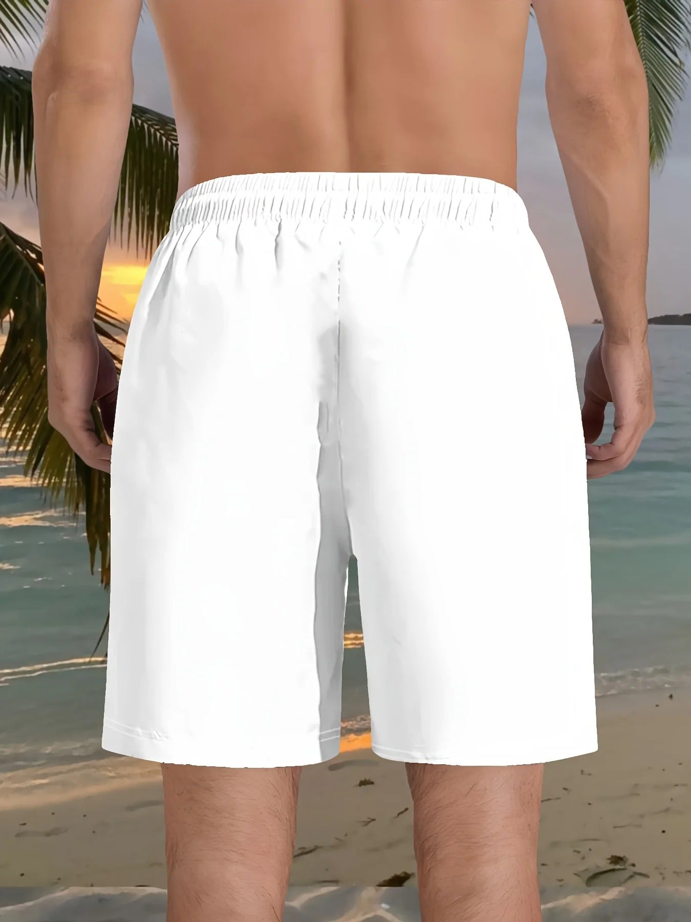 Men’s Quick-Dry 3D Printed Swim & Surf Shorts