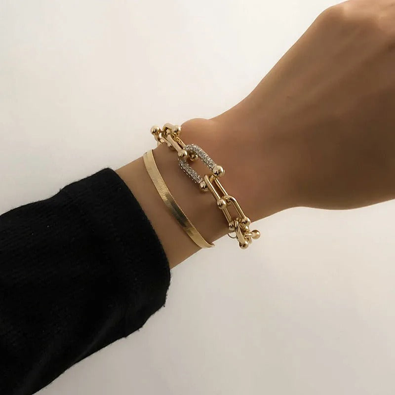 Extendable Snake Chain Bracelet – Chic & Trendy Jewelry for Women & Girls