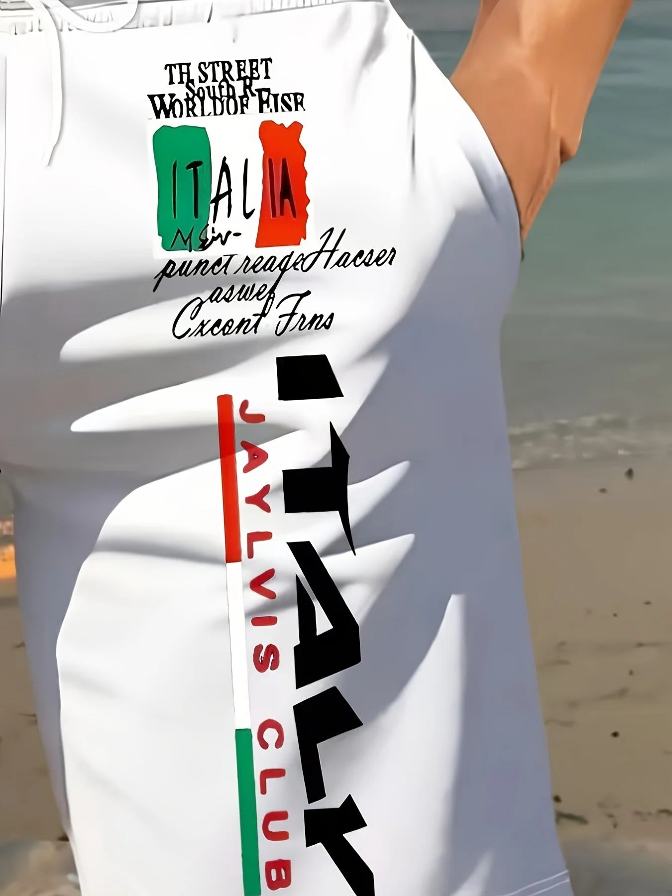 Men’s Quick-Dry 3D Printed Swim & Surf Shorts