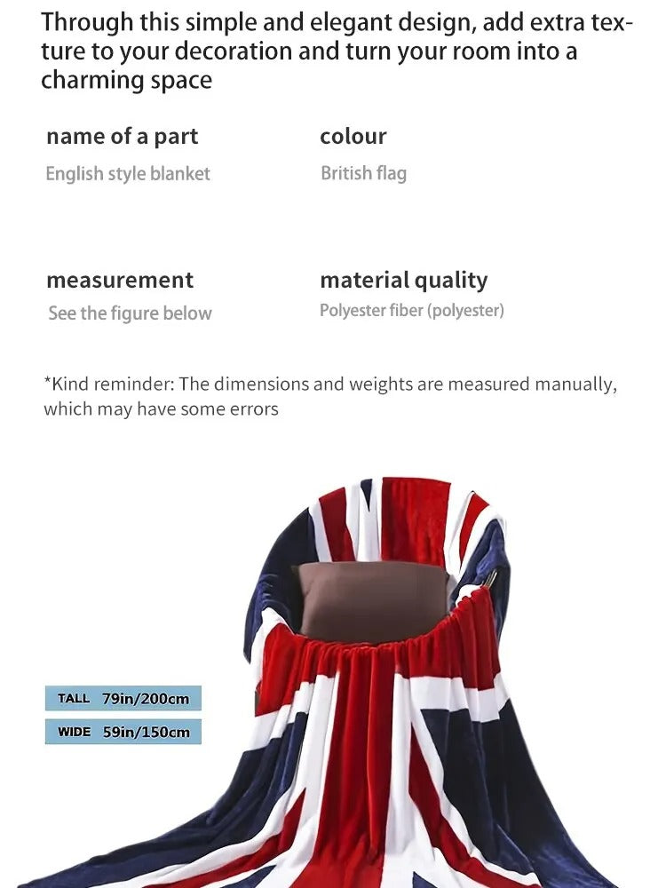 Cozy Striped Winter Blanket – Soft, Stylish & Travel-Friendly