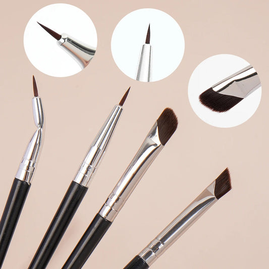 MAANGE 4-Piece Eye Makeup Brush Set – Precision Meets Style