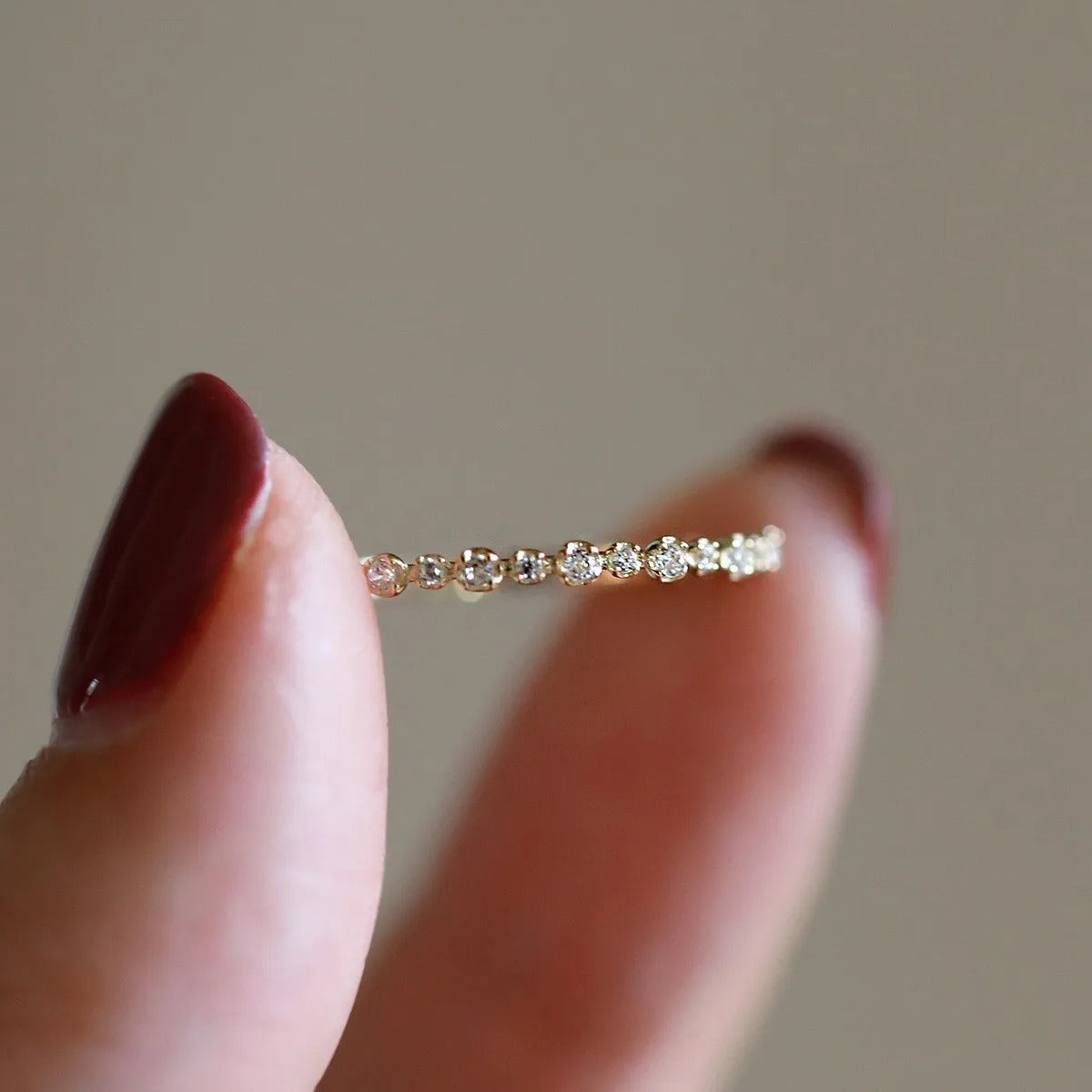 925 Sterling Silver Zircon Ring – Elegant Wedding & Engagement Band