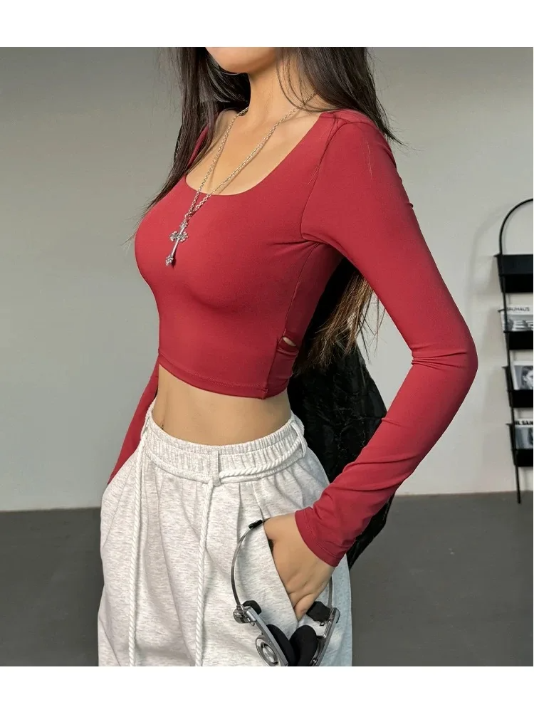 Seamless Women’s Long Sleeve Yoga Shirt – Quick Dry, Breathable & Slim Fit