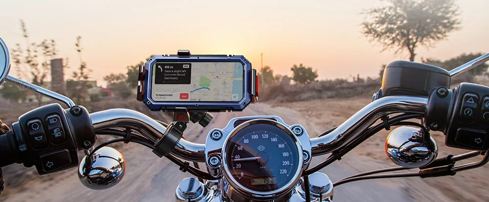 Joyroom Shock-Absorbing Motorcycle & Bike Phone Mount