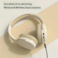 BMAD P2961 – Wireless Bluetooth 5.3 Headphones with Foldable Design & Deep Bass