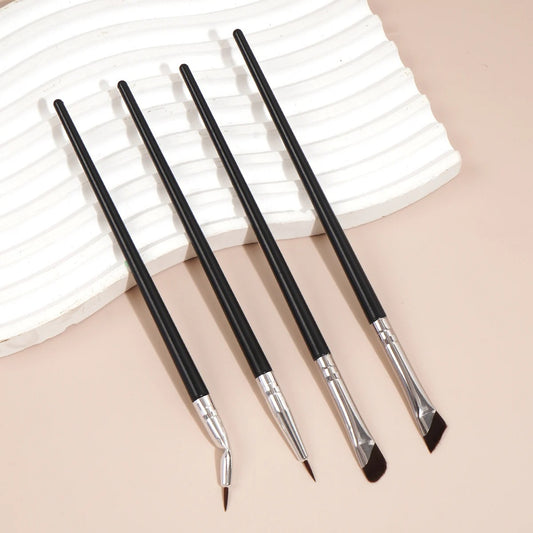 MAANGE 4-Piece Eye Makeup Brush Set – Precision Meets Style