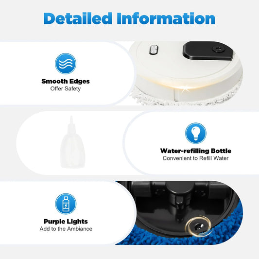 Smart Robotic Mop – Effortless Cleaning, Zero Stress