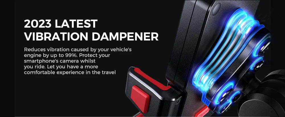 Joyroom Shock-Absorbing Motorcycle & Bike Phone Mount