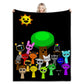 Soft Cartoon Flannel Blanket – Cozy Summer Essential