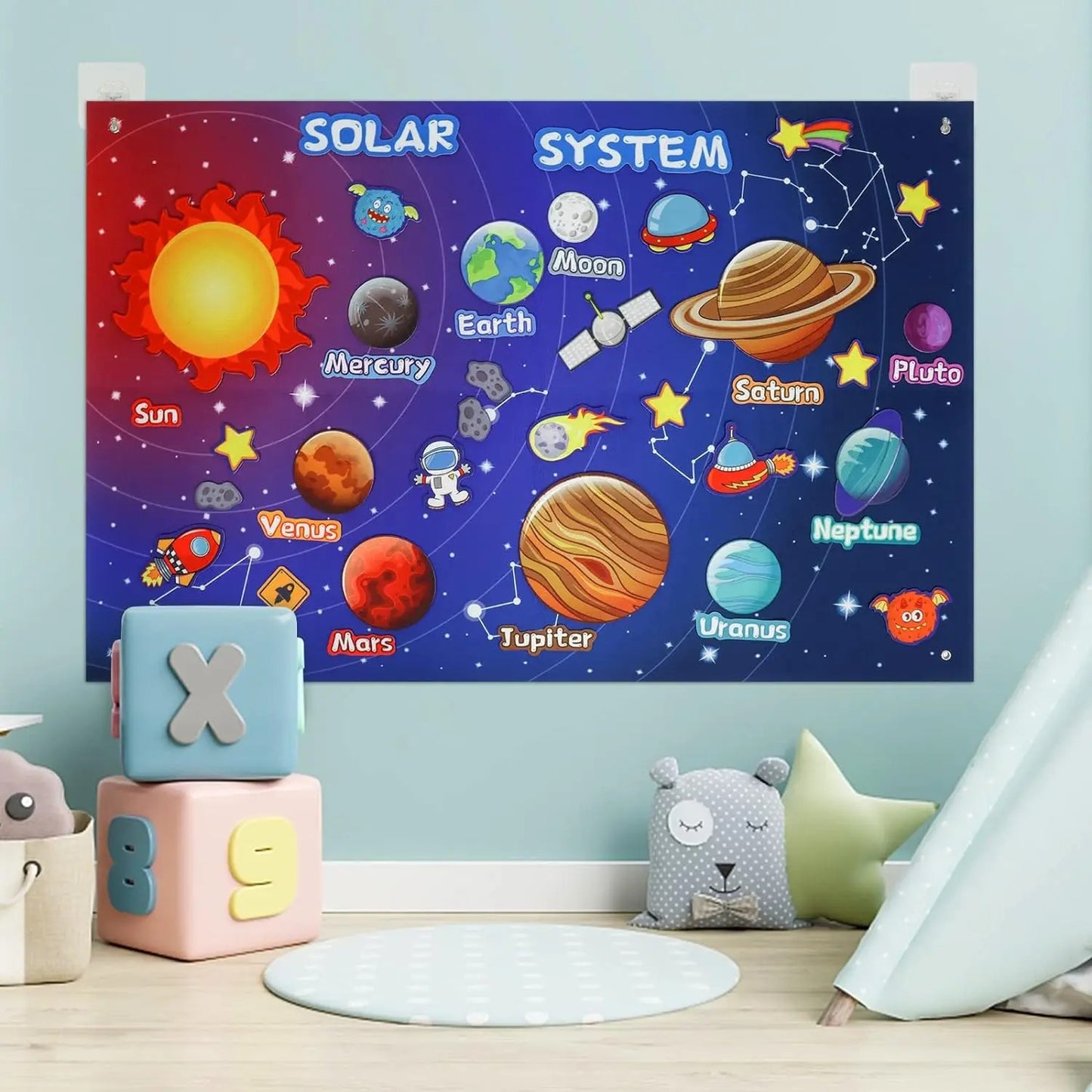 Montessori Solar System Felt Board Kit