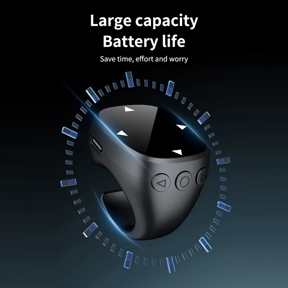 Fingertip Bluetooth Remote Control – Video, Scrolling & Page Turning