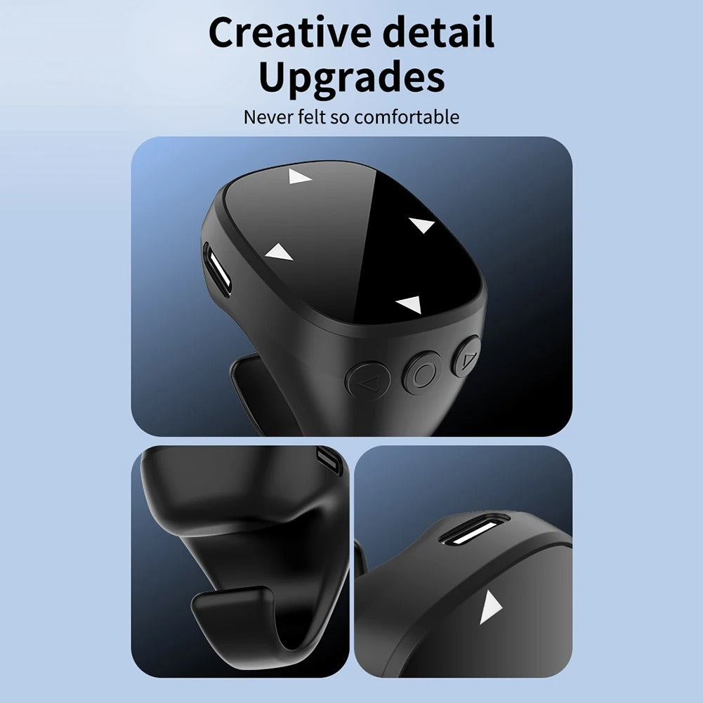 Fingertip Bluetooth Remote Control – Video, Scrolling & Page Turning