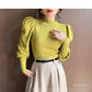 Women’s Puff Sleeve Knit Pullover – Autumn/Winter