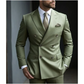 👔 Men’s Smart Casual Double-Breasted Suit – Modern Essential