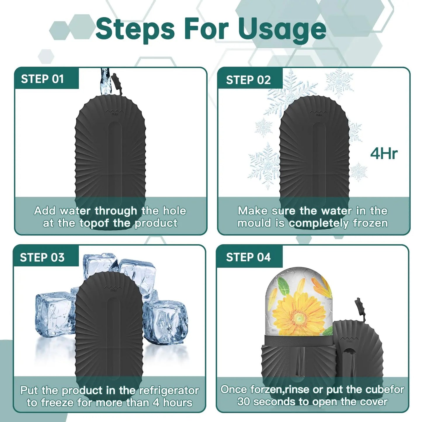 Ice Facial Roller & Gua Sha Set – 1/2/3pcs