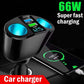 Car Cigarette Lighter Charger – Fast Charge | Multi-Port Power Hub