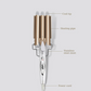 Professional Triple Barrel Hair Waver – Ceramic Tourmaline Styling Tool
