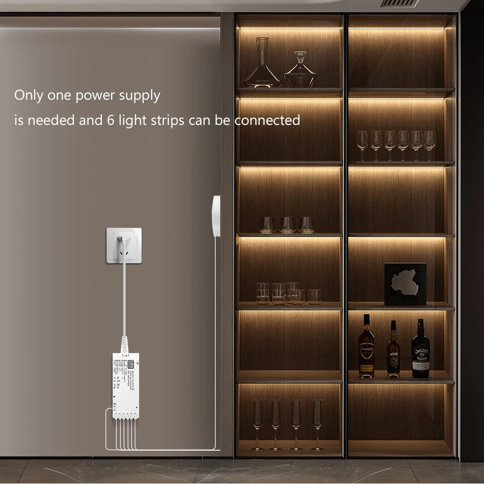 Modern COB LED Wall Backlight – Touch & Wave Activated