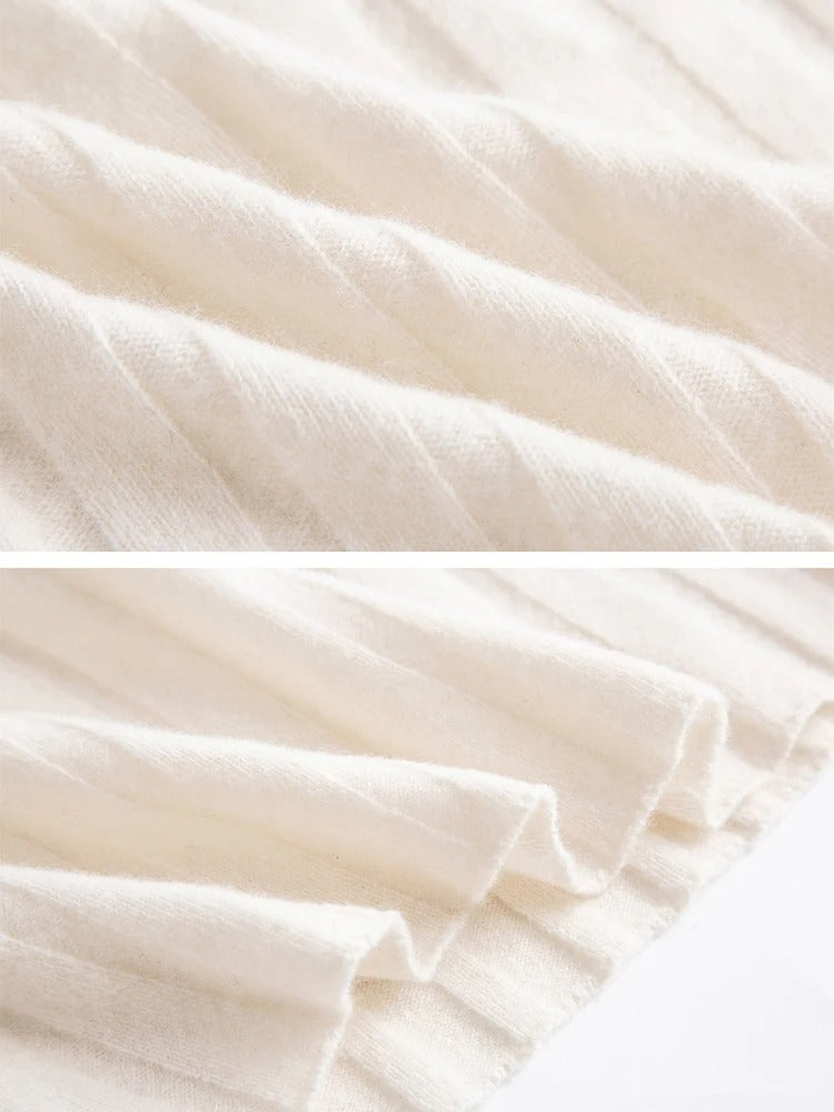 ZJAISS Women’s Polo Collar Knit Sweater – Cozy Chic for Autumn/Winter