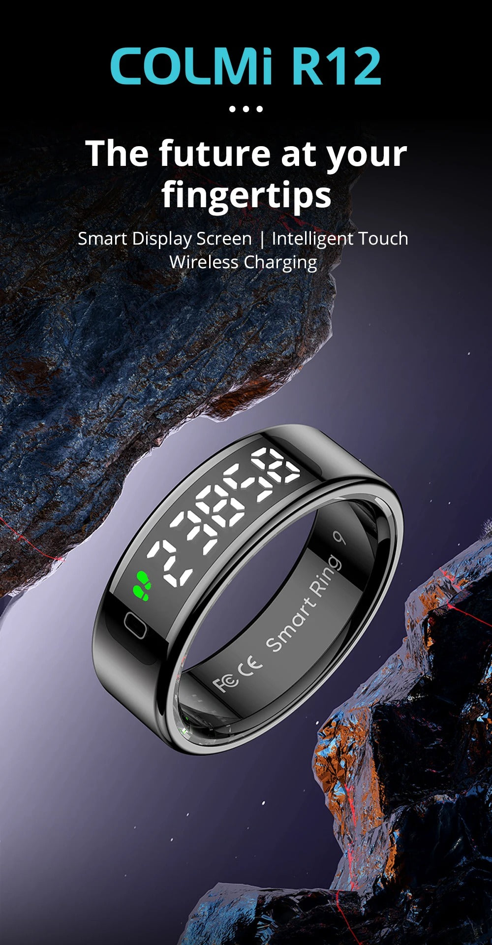 COLMI R12 Smart Ring – Minimal. Smart. Powerful.