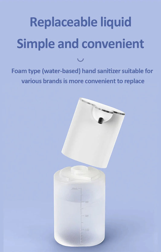 Smart Touchless Foam Soap Dispenser – 400ml, USB Rechargeable