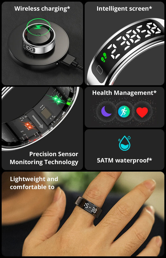 COLMI R12 Smart Ring – Minimal. Smart. Powerful.