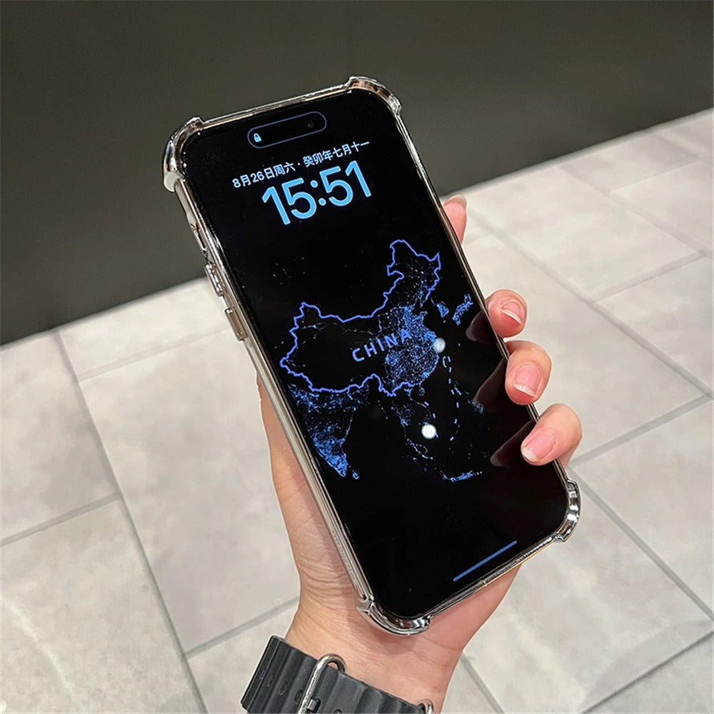 Luxury Magnetic Shockproof Case with Kickstand – For iPhone 11–16 Series