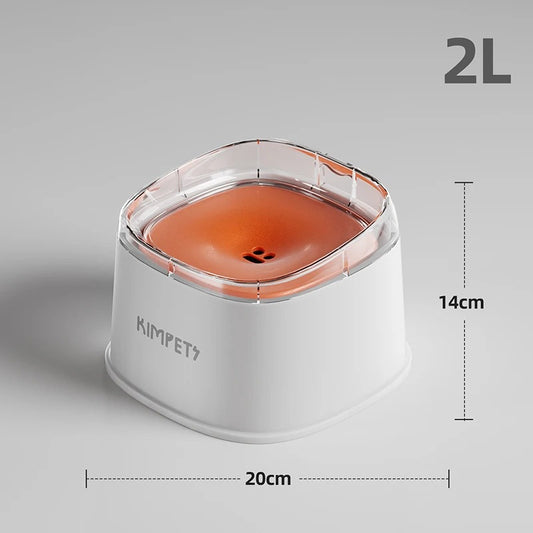 🐾 Mess-Free Pet Hydration – 2L Spill-Proof Water Bowl 🥤🐶🐱