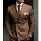 👔 Men’s Smart Casual Double-Breasted Suit – Modern Essential