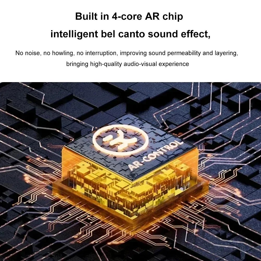 CHUBAN K12 Wireless Portable Karaoke Speaker – RGB Lights & Dual Microphones