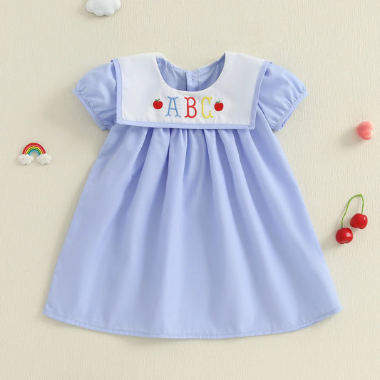Trendy Kids Embroidered Dress – Everyday Comfort & Style
