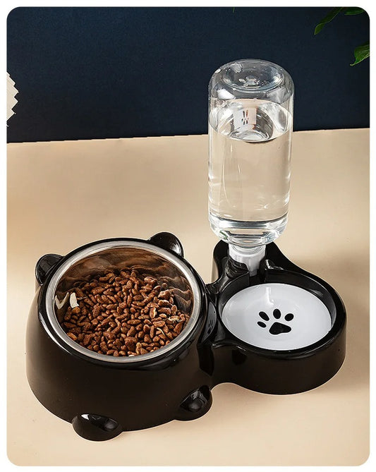 🐾 The Ultimate 2-in-1 Pet Bowl – Eat, Drink & Chill 🥣🐶🐱