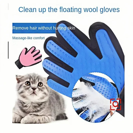 🐾 Pet Grooming Glove – Massage, De-Shed & Bond with Your Fur Baby ✨