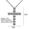 Sterling Silver Crystal Cross Necklace – Chic & Playful Jewelry for Women