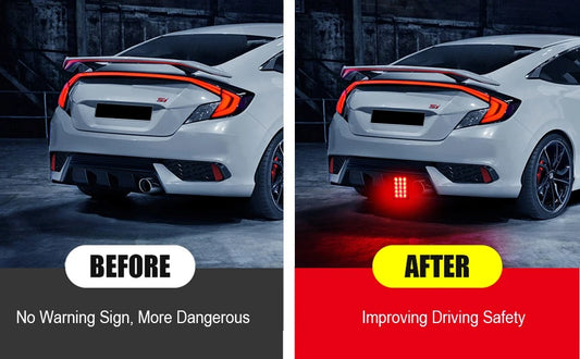 TENABLY F1-Style LED Tail Light – Universal Strobe & Brake Upgrade
