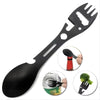 All-in-One Outdoor Fork & Spoon – Compact Survival Tool