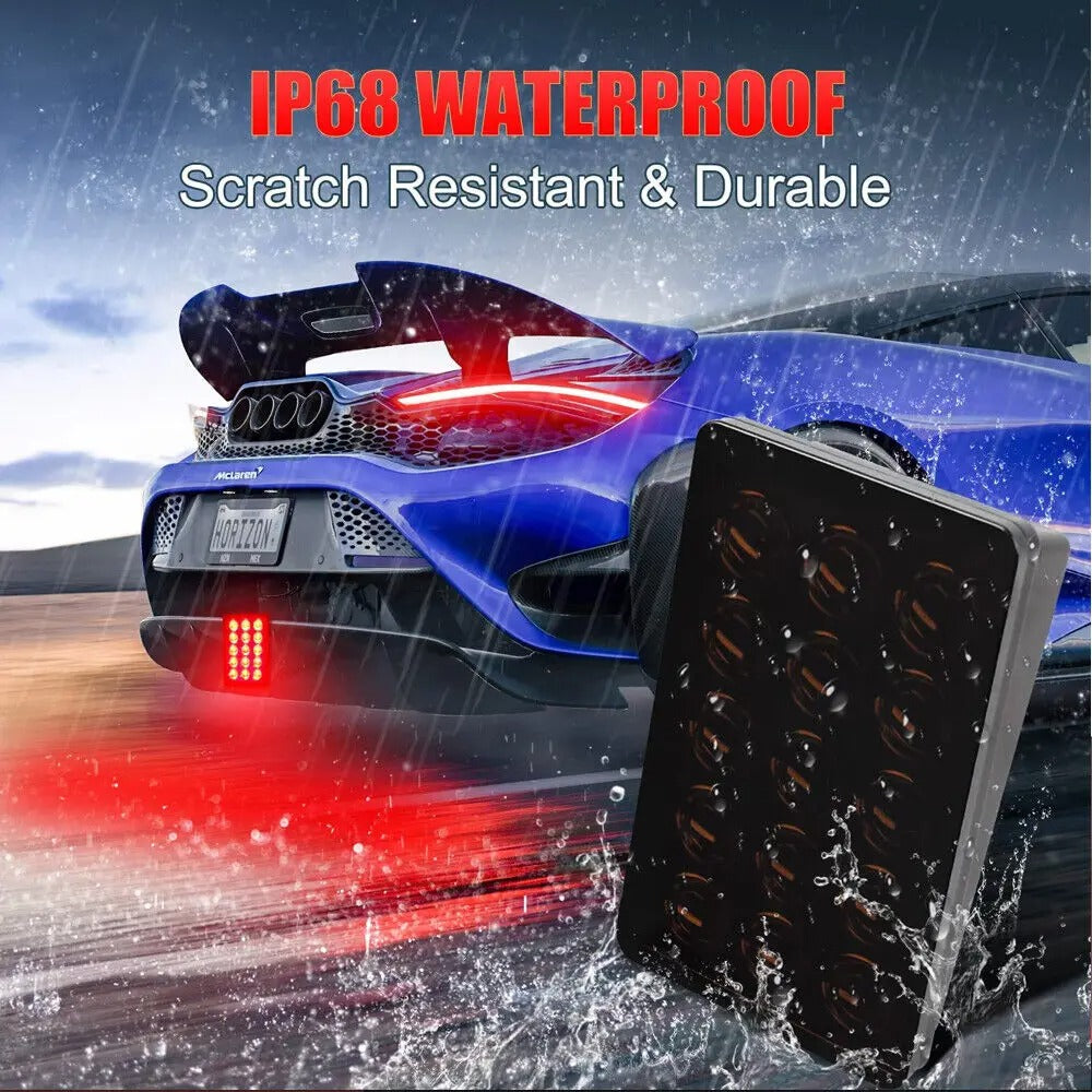 TENABLY F1-Style LED Tail Light – Universal Strobe & Brake Upgrade