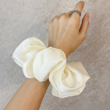 Luxury Satin Hair Scrunchie – Korean Style for Women & Girls