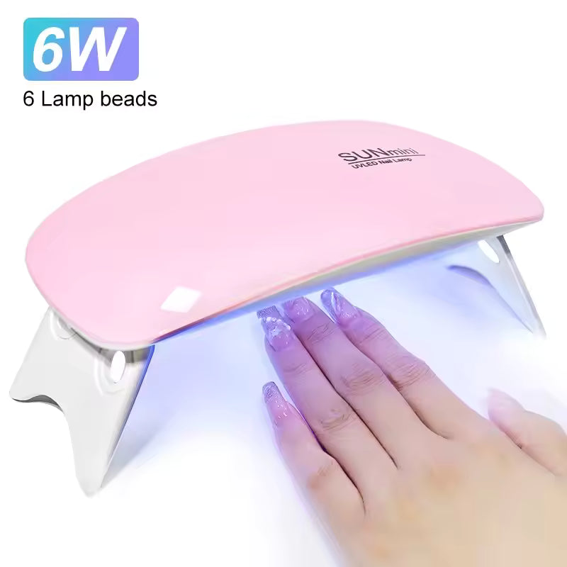 Limegirl Mini LED Nail Lamp – 6W Portable UV/LED Dryer